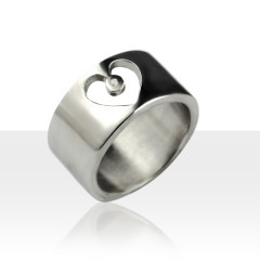 Bague argent diamant ECLAT Coeur