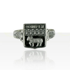 Bague Argent ECUSSON QUIMPER                      