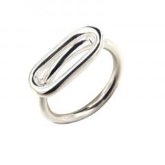 Bague Argent OTO BARRETTE PM