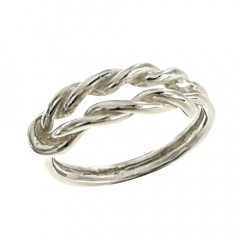 Bague Argent Noeud GUEULE DE RAIE