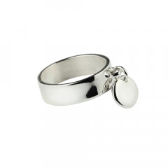 Bague medaille Argent Massif Fabriquee en France