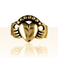 Bague Or CLADDAGH GM                       