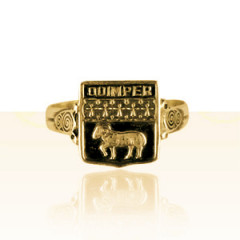 Bague Plaqué Or ECUSSON QUIMPER                 