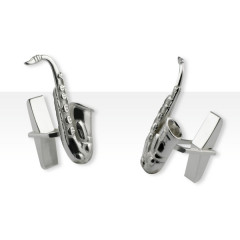 B.Manchettes Argent SAXOPHONE                   