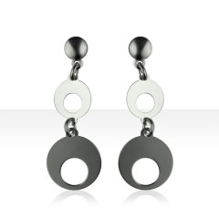 B.O. Argent 2 RONDS DECOUPES