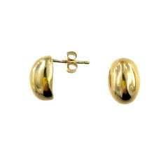 Boucles d'oreilles Plaqué Or OP Jonc UNI