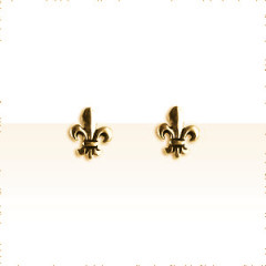 B.O. Plaqué Or FLEUR DE LYS