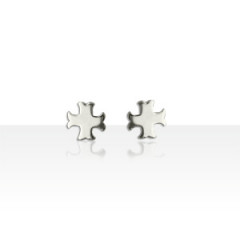Boucles d'oreilles Argent OP CROIX CATHARE PM               