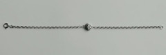 Bracelet Argent 1 MOTIF CB STRIE PM               