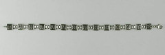 Bracelet Argent 14 PLAQUETTES CB LISSE/UNI PM     