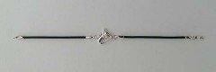 Bracelet Argent CUIR TETE/BRIDE                   