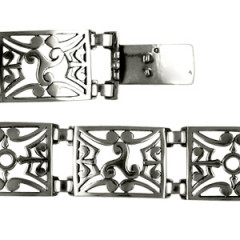 Bracelet Argent GRILLE TRISKELL                   