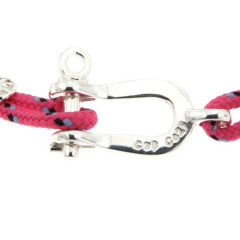 Bracelet Argent Manille CAP COZ - rose