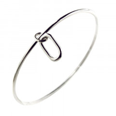 Bracelet Argent OTO Jonc OVAL1  FR20-D63