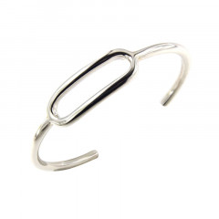 Bracelet Argent OTO Jonc OVAL4 