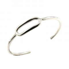 Bracelet Argent OTO Jonc OVAL3 