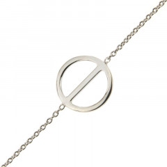 Bracelet Argent ROND Traverse 16+2cm
