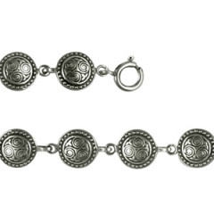 Bracelet Argent TRISKELL ROND PERLE PM            