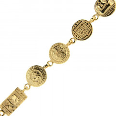 Bracelet Plaqué Or CELTIQUE ROND                