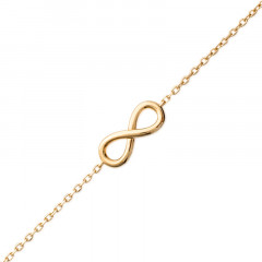 Bracelet Plaqué Or Infini
