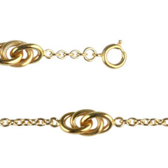 Bracelet Plaqué Or 3 ESCLAVES GM                