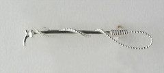 Broche Argent FOUET                               