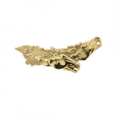 Broche Plaqué Or TETES GM                       