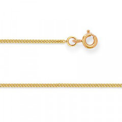 Chaine GOURMETTE Or 375°°° 1 MM - 40cm