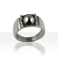 Chevalière Argent BOULE PM ENFANT                 