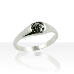 Chevalière Argent JONC BOMBE MINI CB              