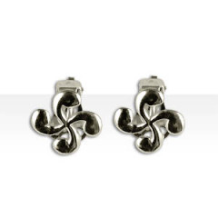 Clips Argent Croix BASQUE MM                      
