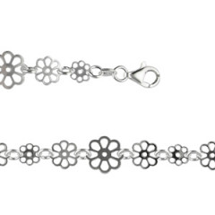** Collier Argent MARGUERITE Decoupé