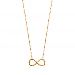 Collier Plaqué Or Infini