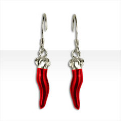 Crochets Argent PIMENT LAQUE GM                   