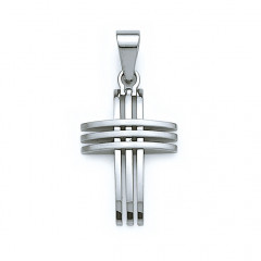 Croix Acier ajourée 20x28MM