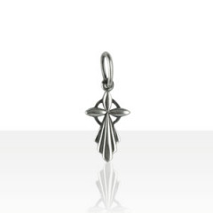 Croix Argent CELTIQUE HERMINE/1                   