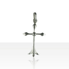 Croix Argent HERMINE FINE PM                      