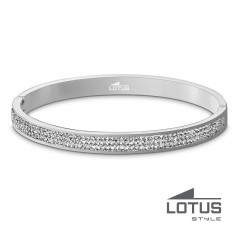 Jonc Acier Cristaux LOTUS STYLE Bijoux