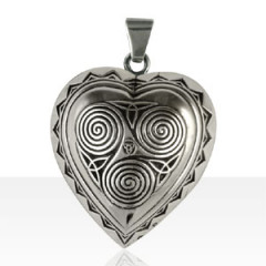 Médaille Argent COEUR TRISKELL GM                 