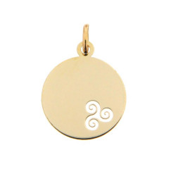 Médaille Or 375°°° TRISKELL ajouré