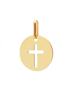 Médaille CROIX DECOUPEE Or 375°°°