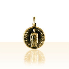 Médaille Plaqué Or ST RONAN                     