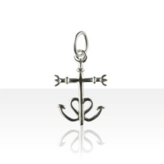 Pendentif Argent CROIX DE CAMARGUE GM                  