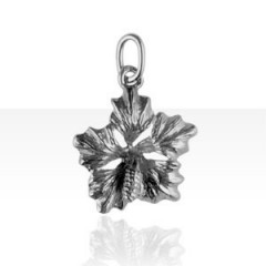 Pendentif Argent HIBISCUS GM                      