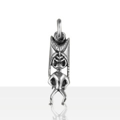 Pendentif Argent TIKI PACIFIQUE                   