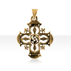 Pendentif Croix Basque Or 750°°° GRECQUE                          