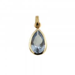 Pendentif  Or 375°°° GOUTTE - OZ- Aqua
