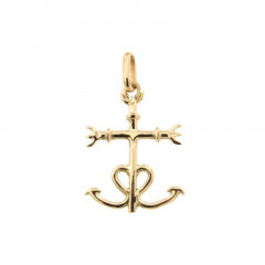 Pendentif Plaqué Or CROIX DE CAMARGUE GM             