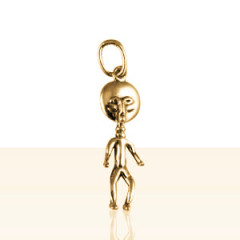 Pendentif Plaqué Or DEESSE DE LA FECONDITE      