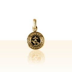 Pendentif Plaqué Or MINI HERMINE "BREIZ BEPRED"